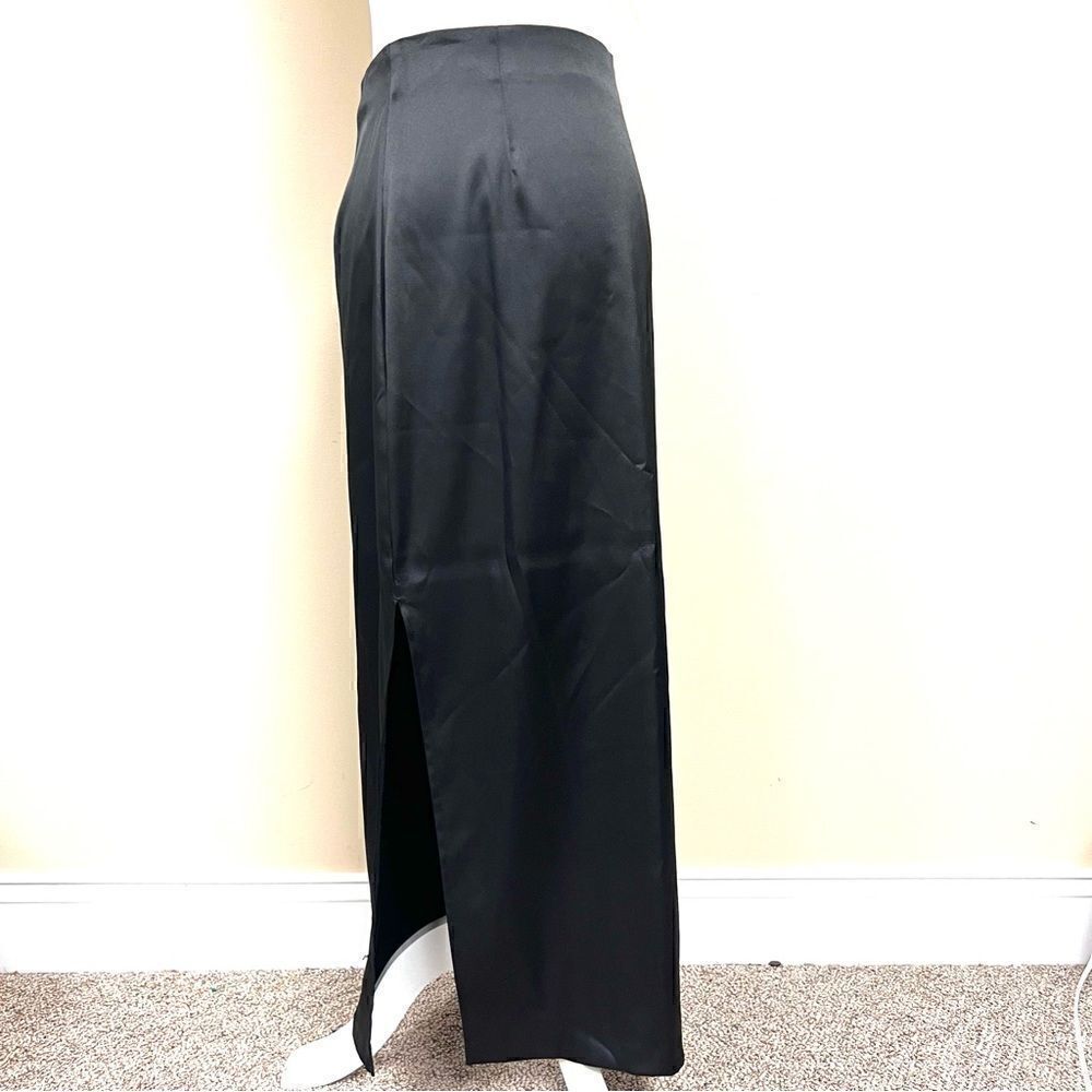 - Buyer Too vintage satin skirt with side slit size 9